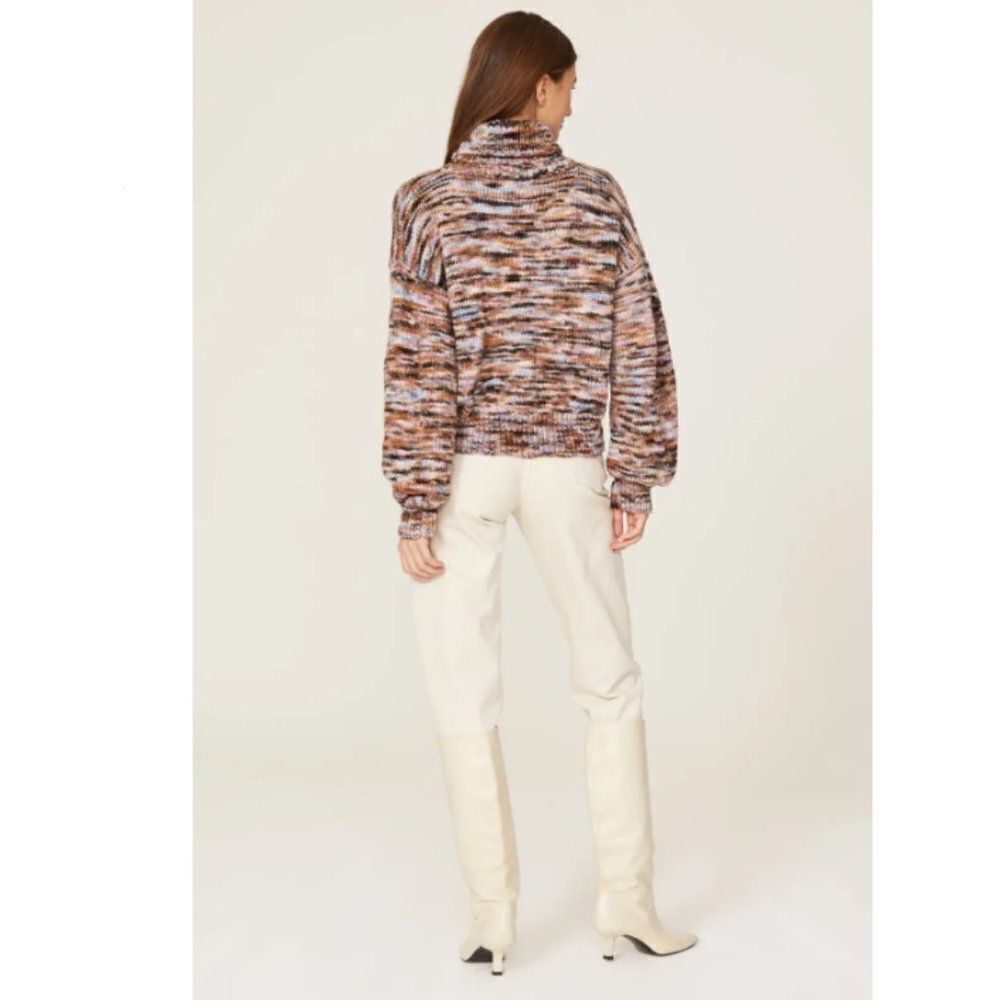 A.L.C Harper Marled Turtleneck Pullover Sweater - Picture 3 of 9